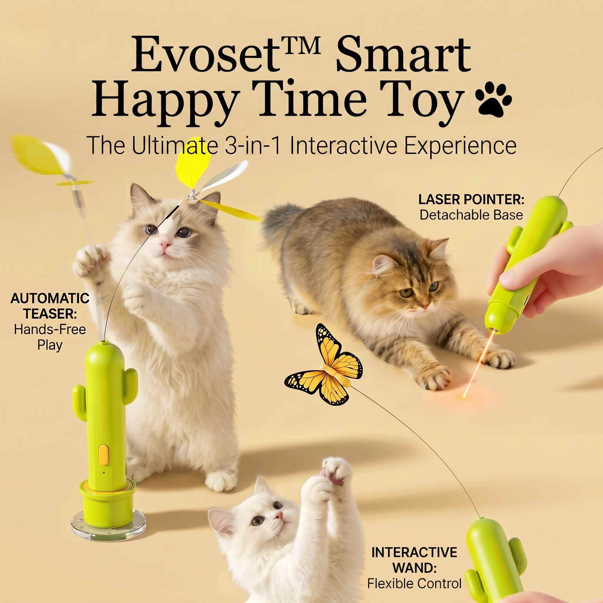 Evoset™ Smart Cactus Happy Time Toy 🐾